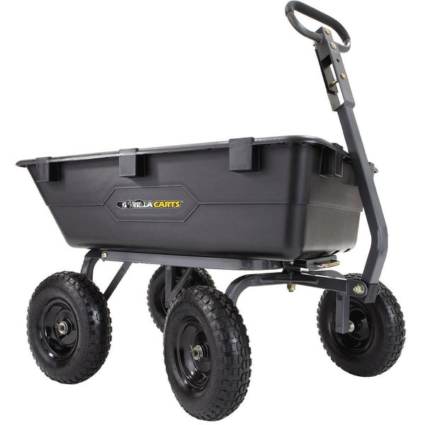 Gorilla Carts Dump Cart, 1,200 Pounds Capacity GOR6PS